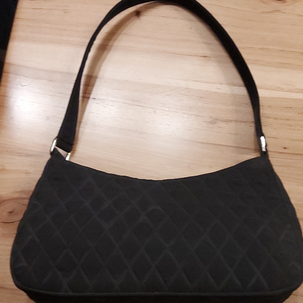 Vera Bradley Black Quilted Shoulder Bag